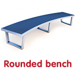 Rounded Bench